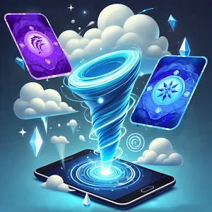 Cards Storm Spin & Battle APK Download Banner